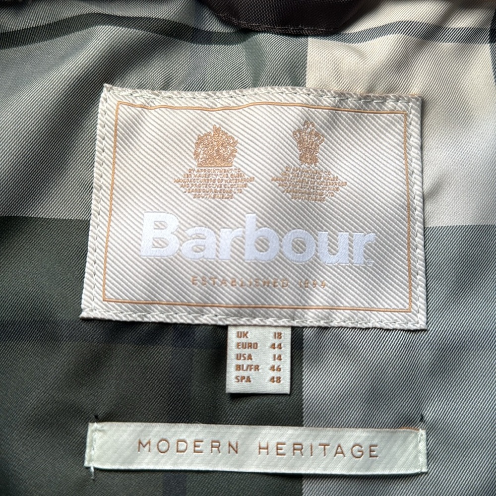 Barbour Malala Water Repellent Waxed Cotton Jacket NWT - Picture 15 of 16